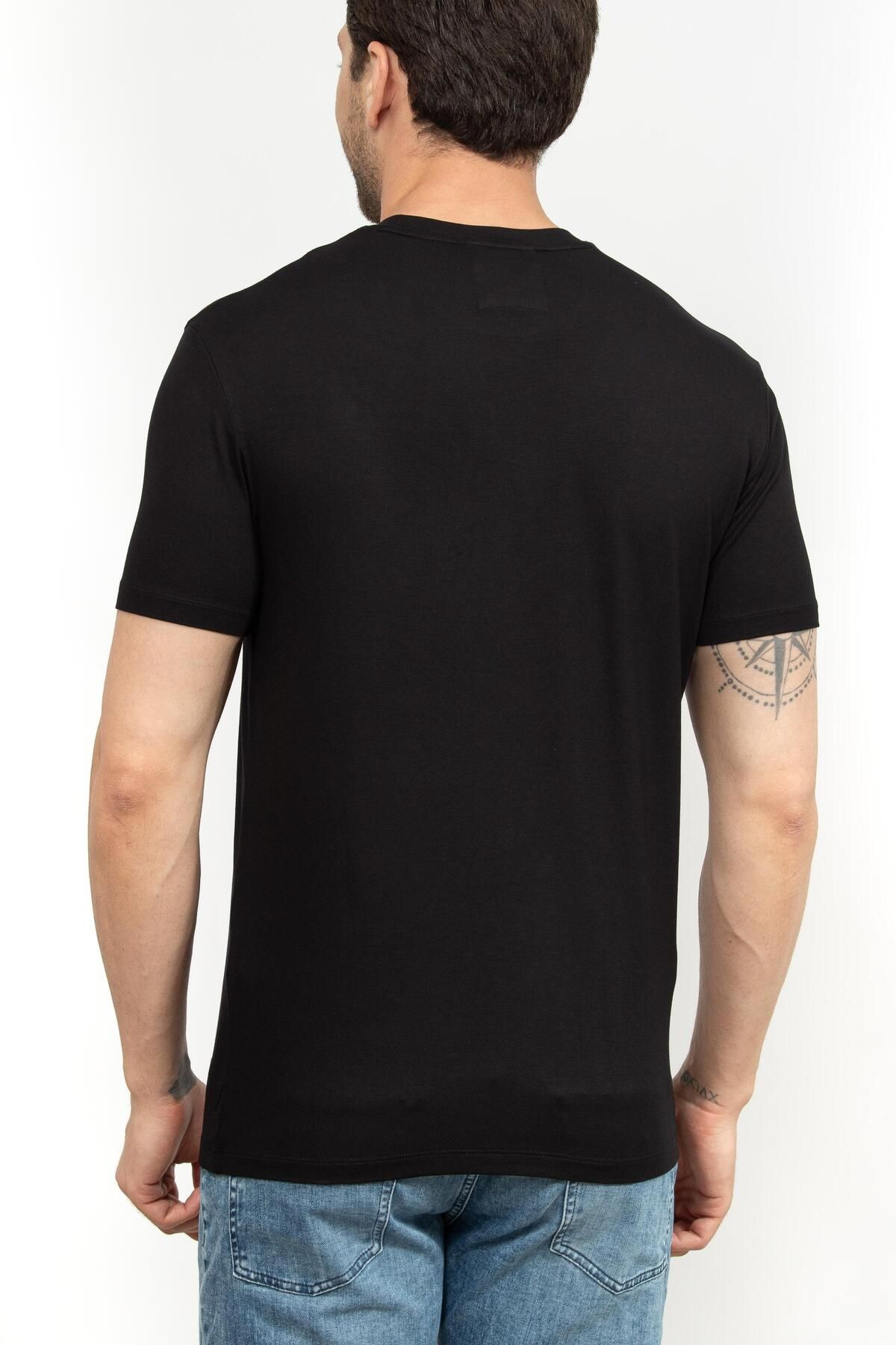 T-Shirt manica corta 8N1TF0 1JCDZ 0999 EMPORIO ARMANI Black 