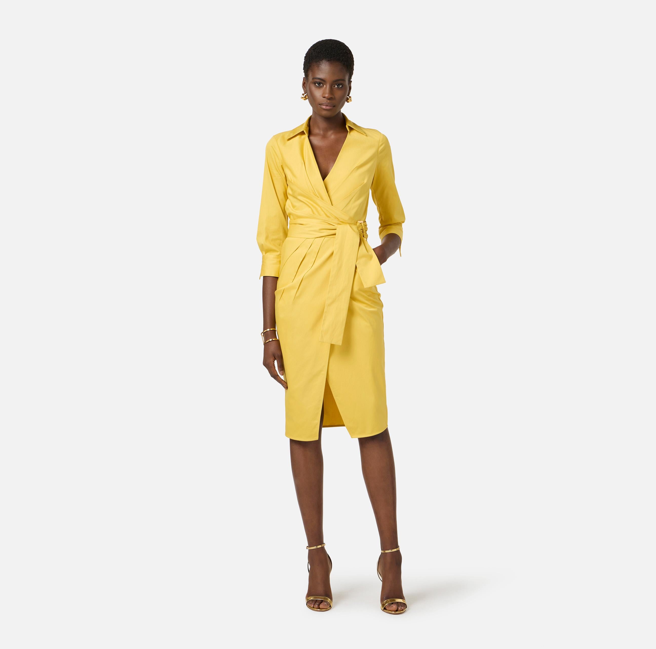 Abito in cotone stretch AB95562E2 EV4 ELISABETTA FRANCHI Sun 