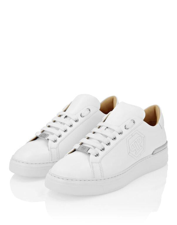 Sneaker in pelle e gomma USC0692 PLE075N 01 PHILIPP PLEIN White 
