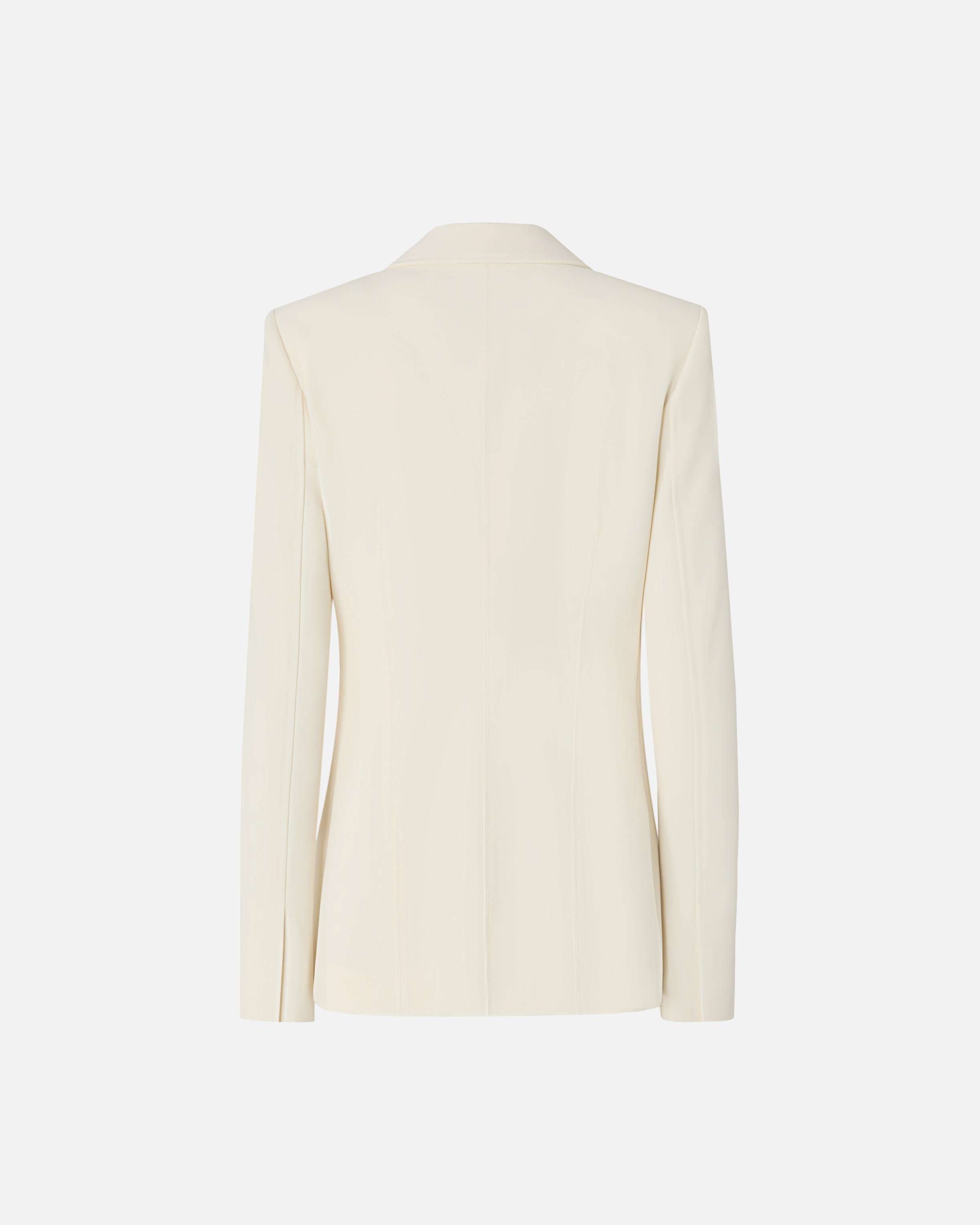 Giacca slim fit 105687A2QV Z00 PINKO Bianco-gelato vaniglia 