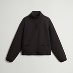 Felpa in misto cotone a collo alto CFWWSW0136FRUT3865 100 WOOLRICH Black 