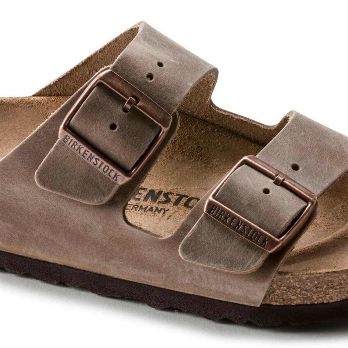 Ciabatta in pelle oliata ARIZONA 352203 TABACCO BROWN BIRKENSTOCK Tabacco brown 