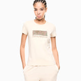 T-Shirt manica corta 7W001093 AF10373 U1088 EA7 Beige 
