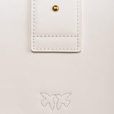 Borsa in pelle con tracolla 100053A0F1 Z14Q PINKO Avorio 