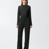 Pantaloni dritti stile sartoriale 106145A304 Z99 PINKO Black 