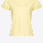 T-Shirt manica corta 100373A1N8 H23 PINKO Yellow 
