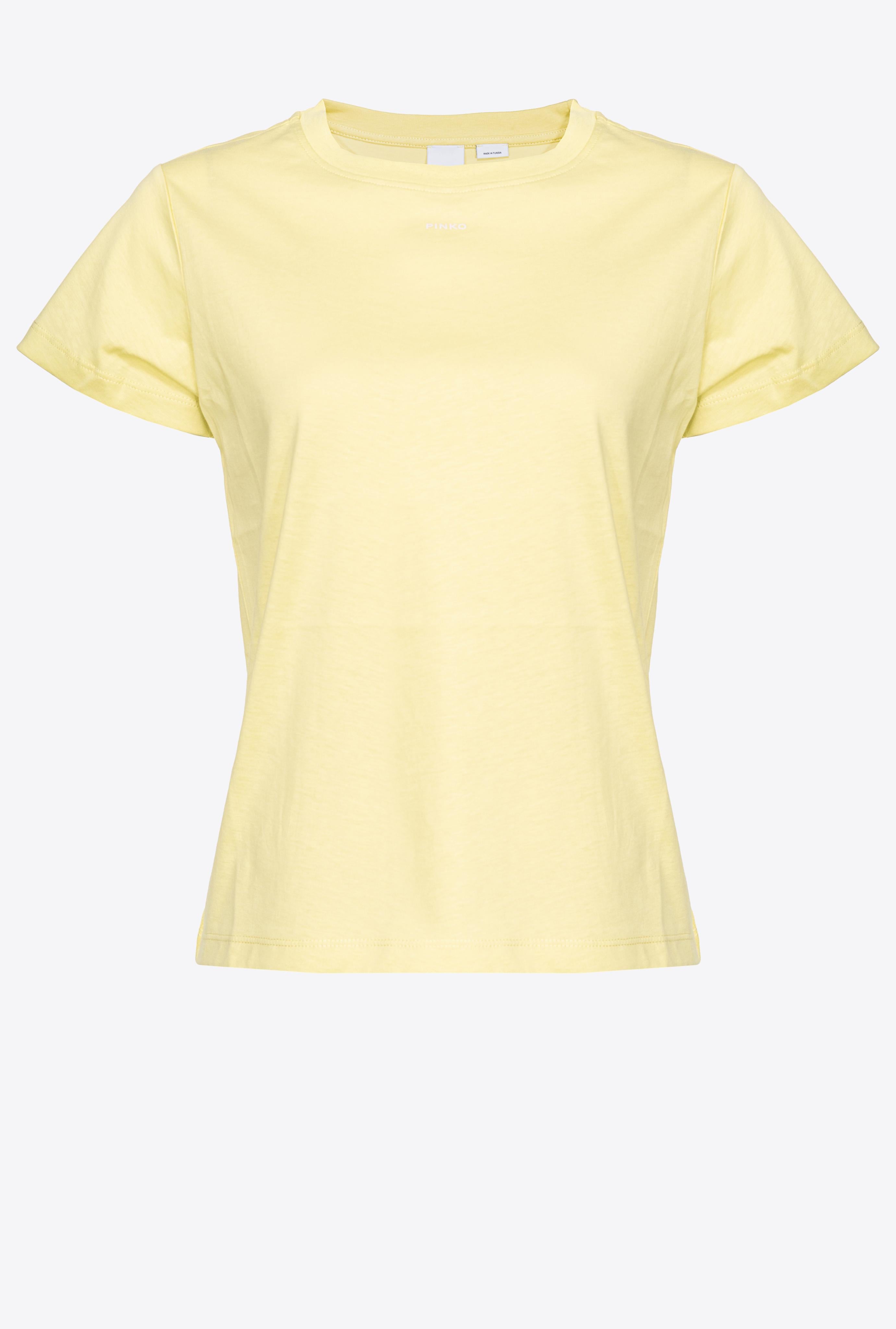 T-Shirt manica corta 100373A1N8 H23 PINKO Yellow 