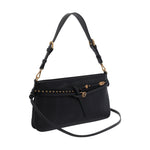 Borsa a spalla in pelle 106176A0QO Z99Q PINKO Nero-antique gold 