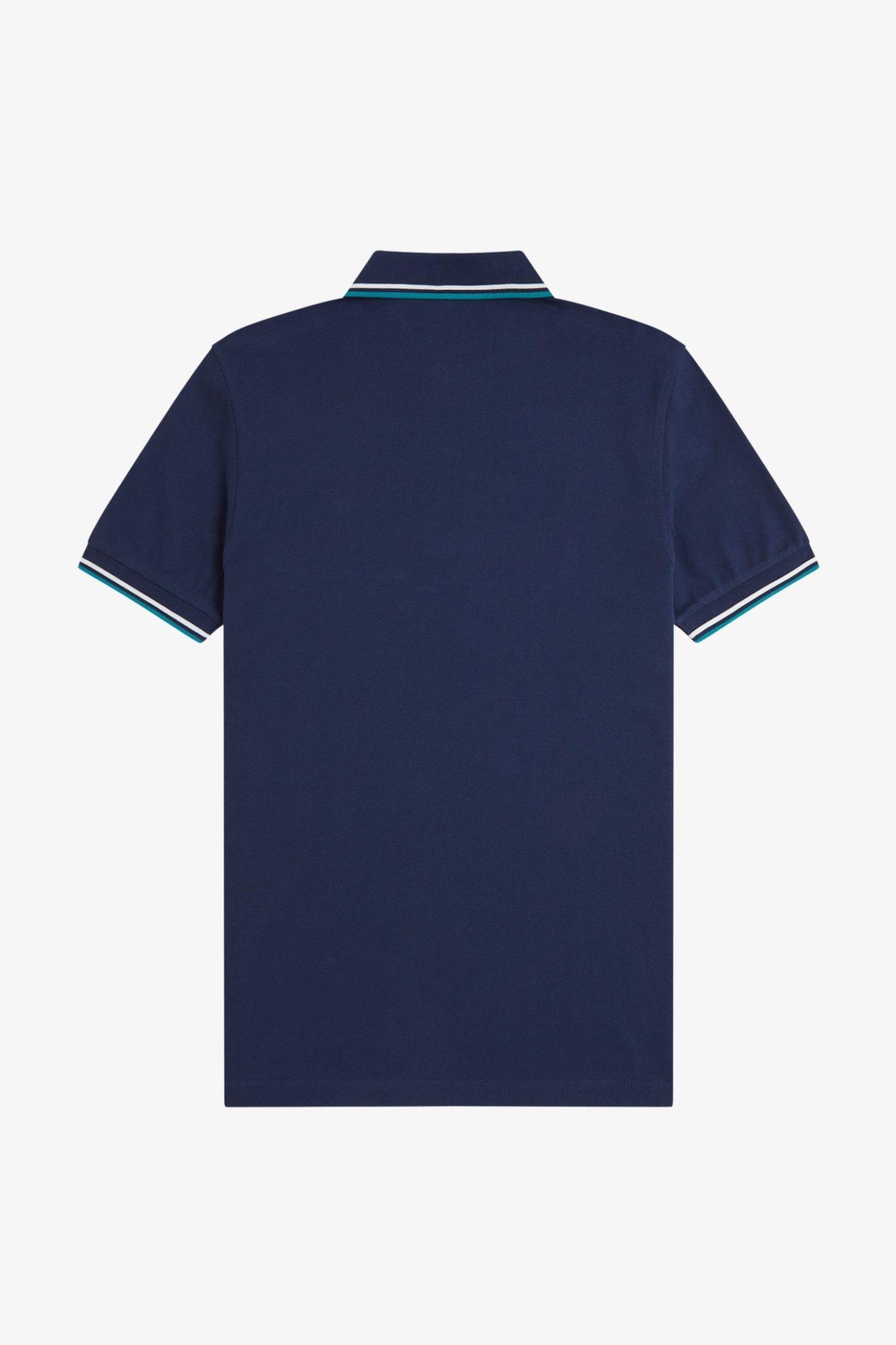 Polo manica corta M3600 86A FRED PERRY Tnsbl/snwht/dpmt 