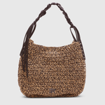 Borsa hobo in rafia 12402083 BLACK ERMANNO FIRENZE Black 