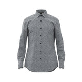 Camicia slim fit fantasia 50512856 10258453 01 404 BOSS Dark blue 