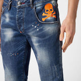 Jeans stone washed MDT3678 PDE004N 08DN PHILIPP PLEIN Clockwork orange 
