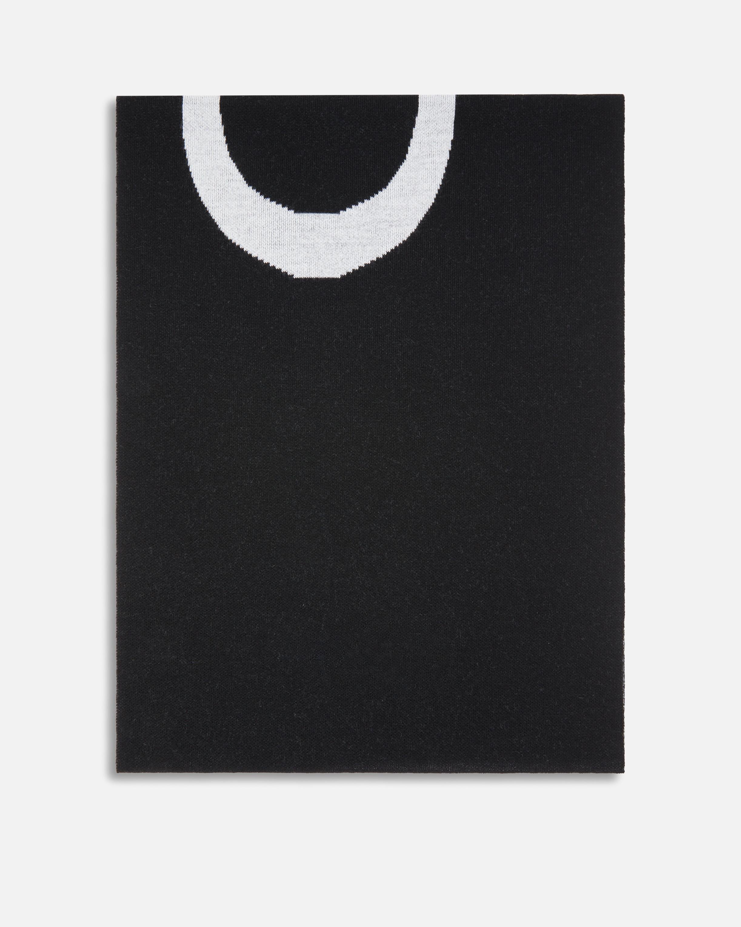 Sciarpa con logo lettering 105988A2Z5 ZZ2 PINKO Nero/bianco 