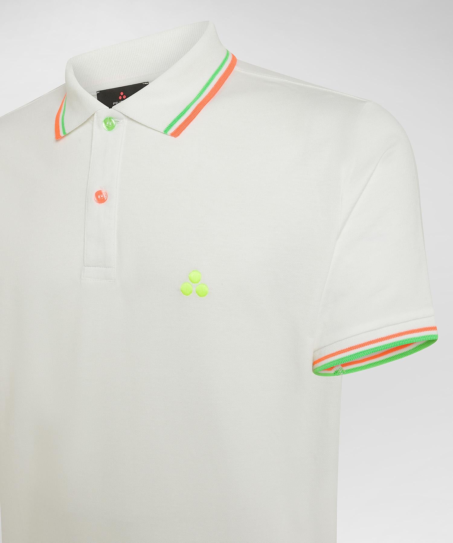 Polo manica corta PEU5467 99011991 730 PEUTEREY White 