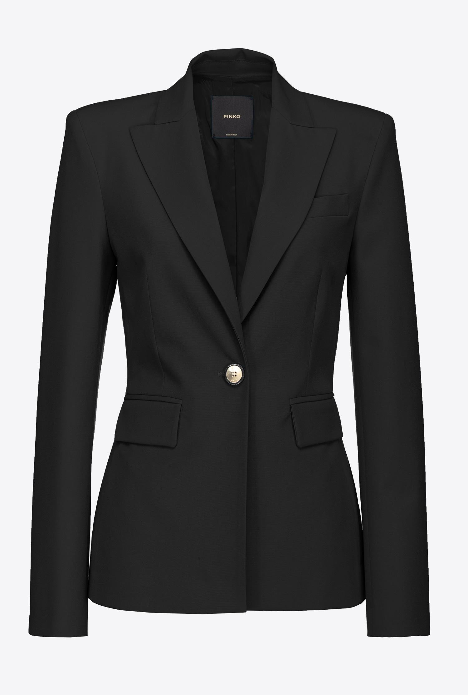 Blazer monopetto 100254A0IG Z99 PINKO Black 
