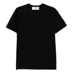 T-shirt in jersey con logo embossed MA60N51E2 110 ELISABETTA FRANCHI Nero 