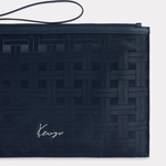 Pochette logata FF65PM502F22 79 KENZO Blue black 