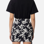 T-shirt in jersey con logo embossed MA60N51E2 110 ELISABETTA FRANCHI Nero 