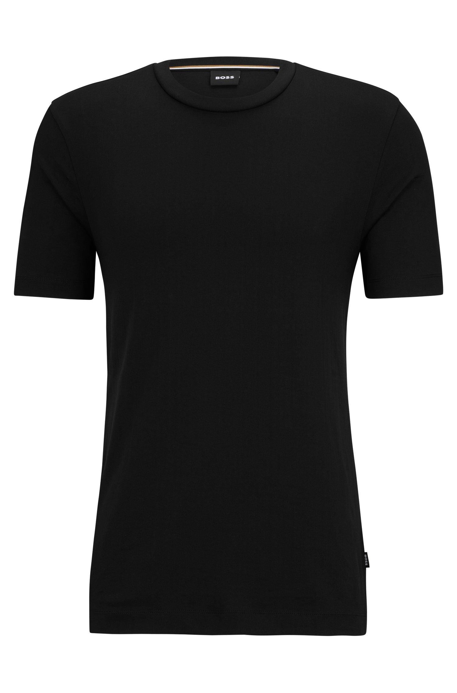 T-Shirt manica corta 50468972 10241525 01 001 BOSS Black 