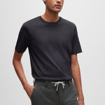 T-Shirt manica corta 50468972 10241525 01 001 BOSS Black 