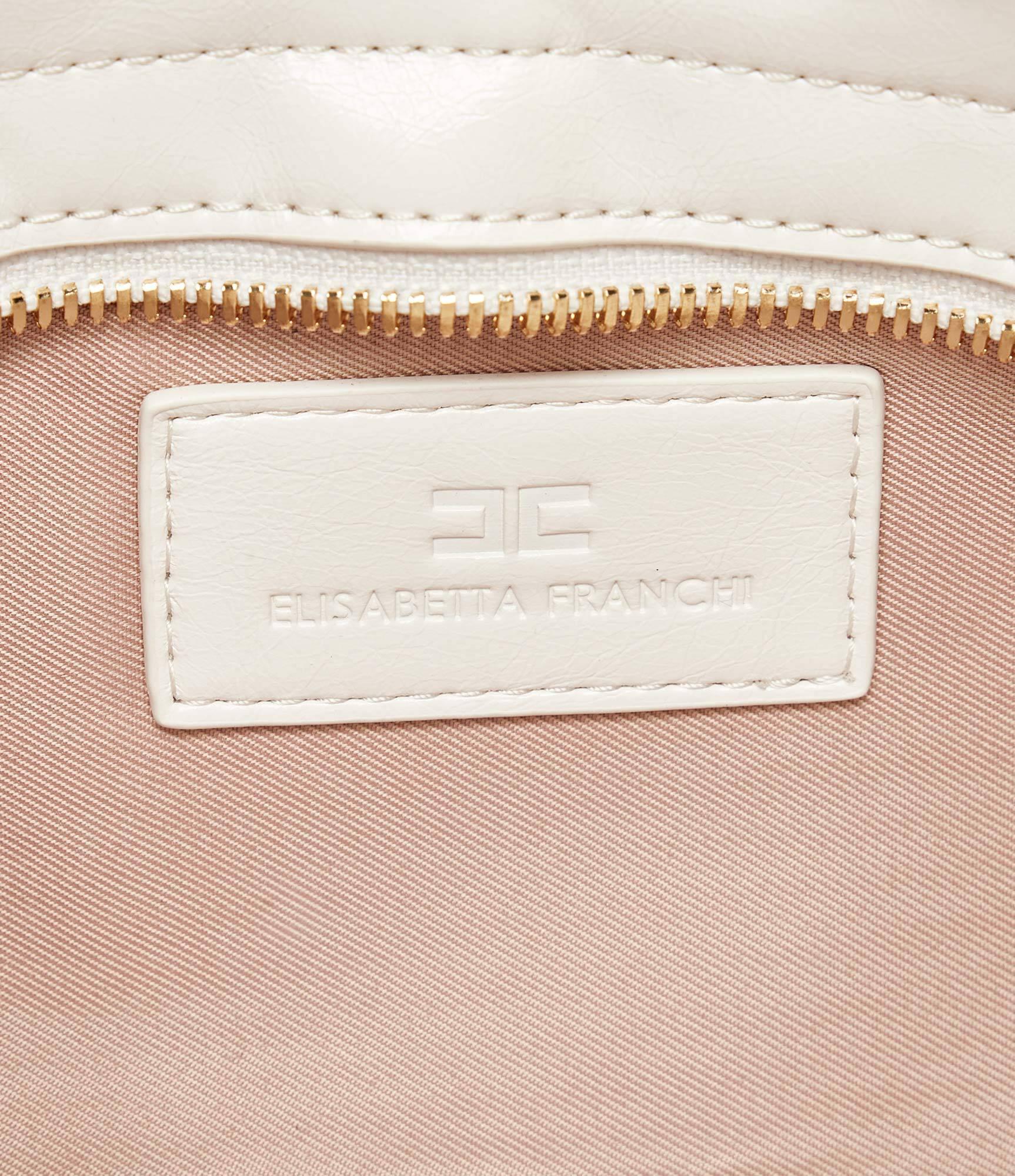 Borsa effetto naplak BS17A61E2 193 ELISABETTA FRANCHI Burro 