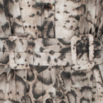 Abito stampato manica corta 106309A3B1 CZ9 PINKO Beige/nero 