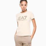 T-shirt in jersey elasticizzato Graphic Series 7W000993 AF18401 U1088 EA7 Beige 