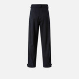Pantaloni gessati a palloncino in lana 105707A2QY EZ1 PINKO Blu/bianco 