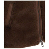 Gilet in ecopelliccia 105107A2WN L74 PINKO Marrone castano 